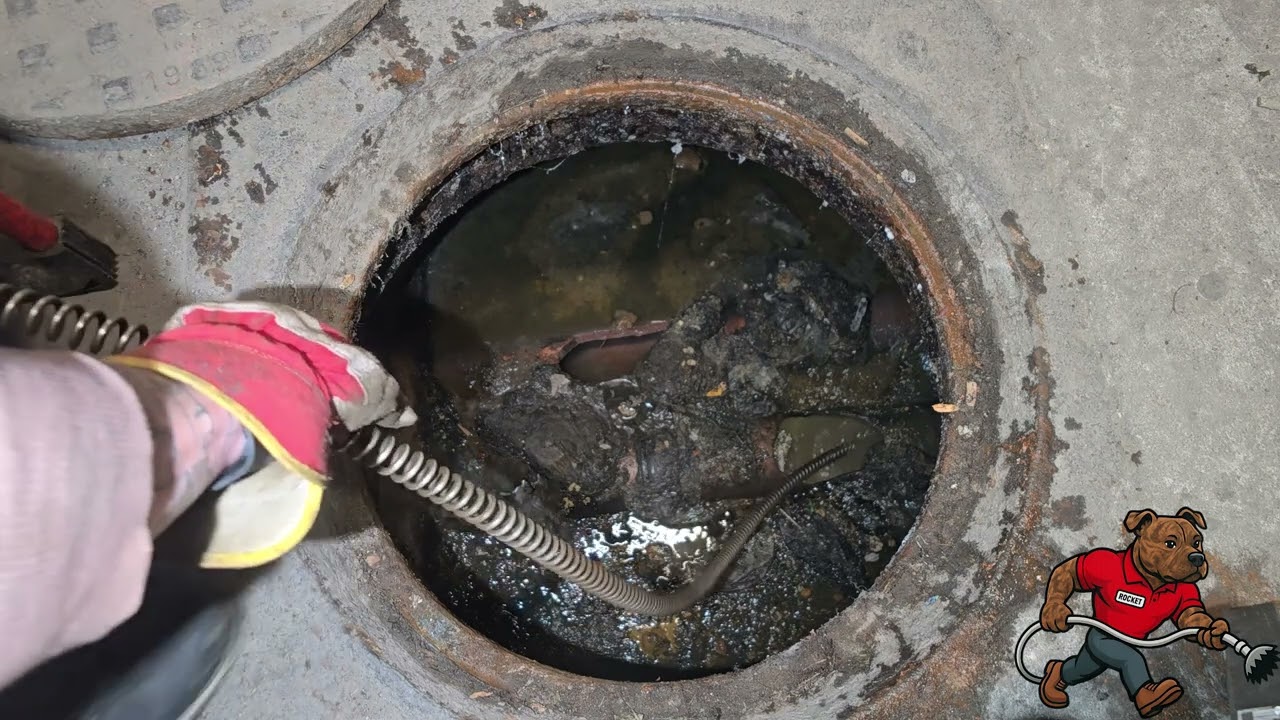 Massive Drain Line Explosion From Manhole
