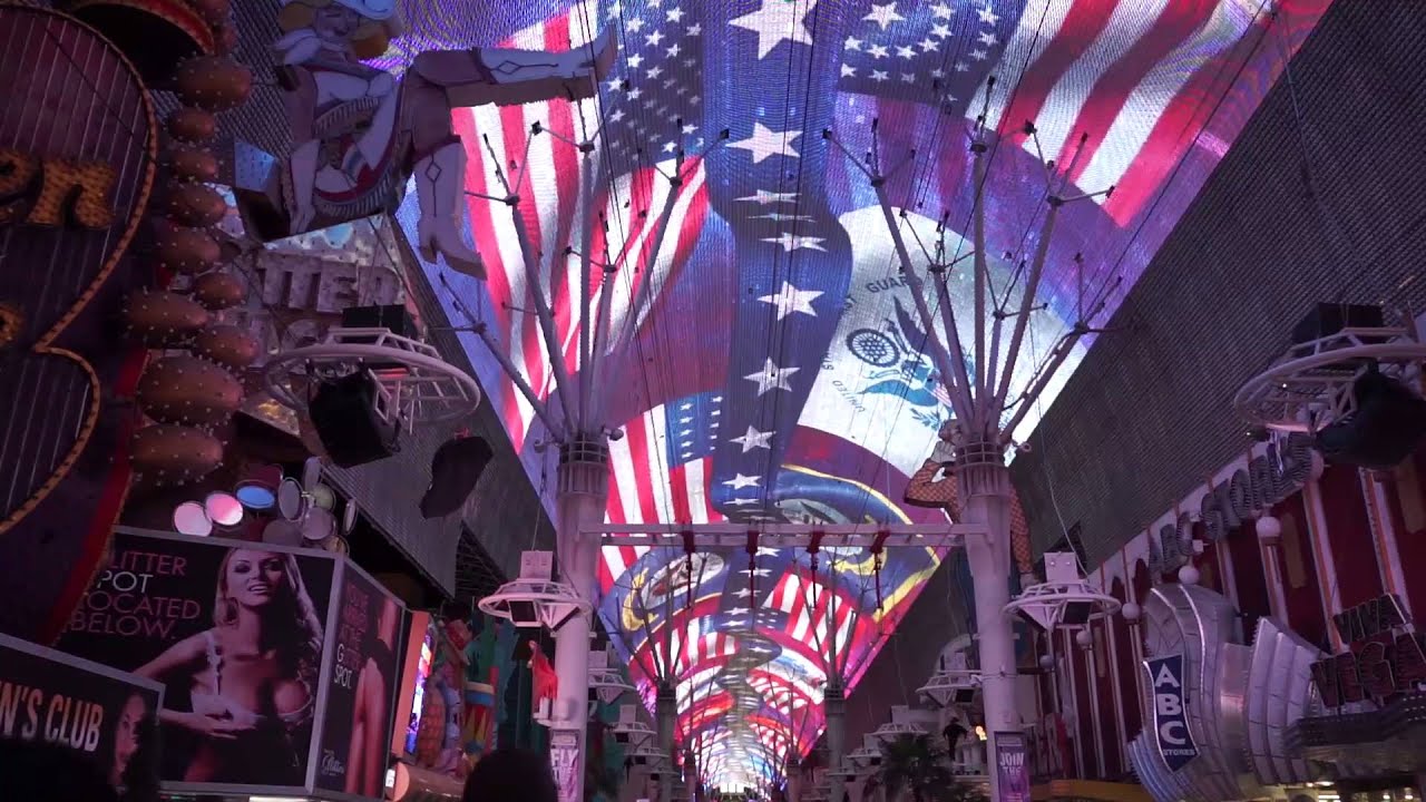 Fremont Street Experience -Proud To Be An American