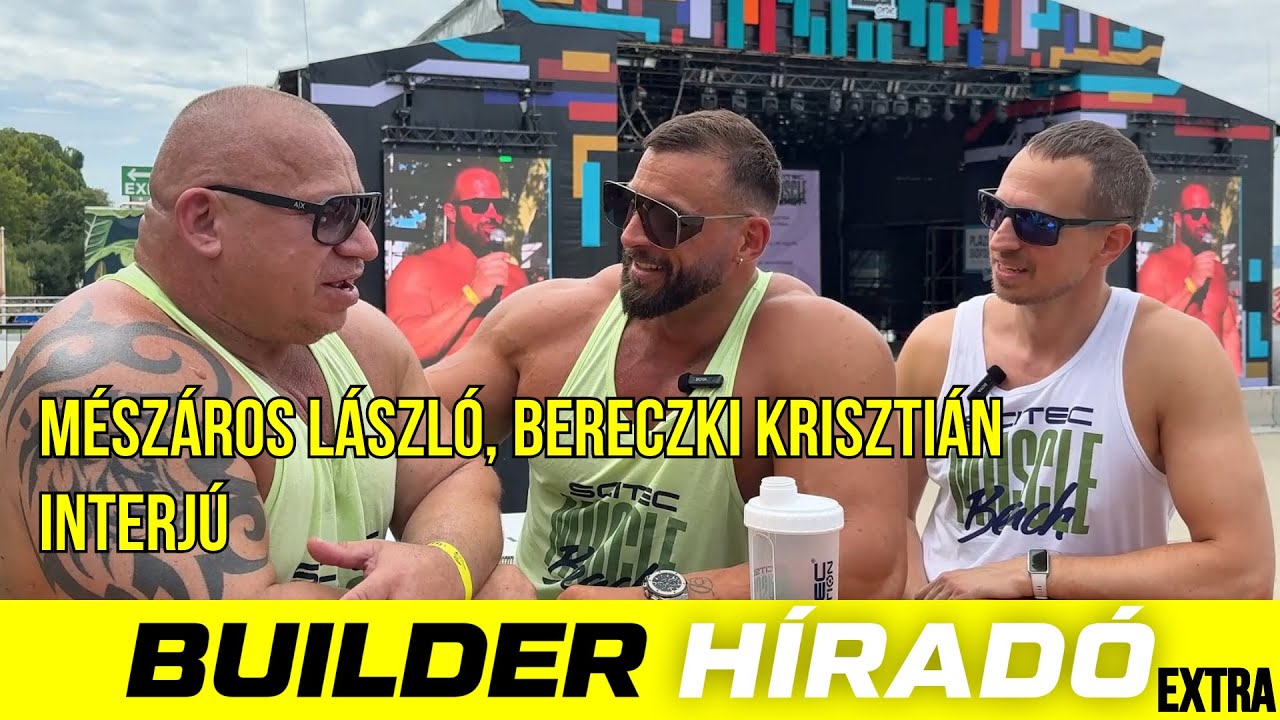 Bereczki Krisztián, Mészáros László interjú a 2025 Muscle Beach-ről | Builder Híradó Extra