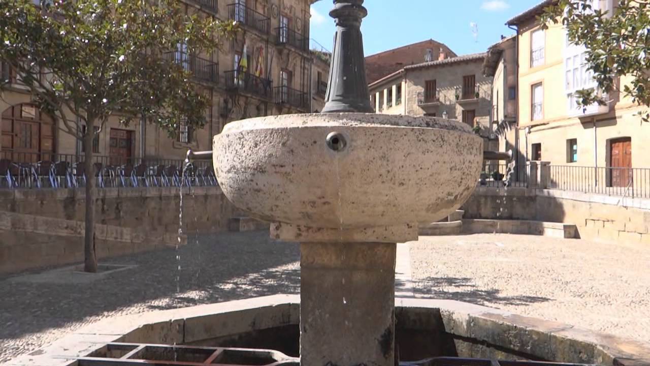 Briones,La Rioja, centro del pueblo.