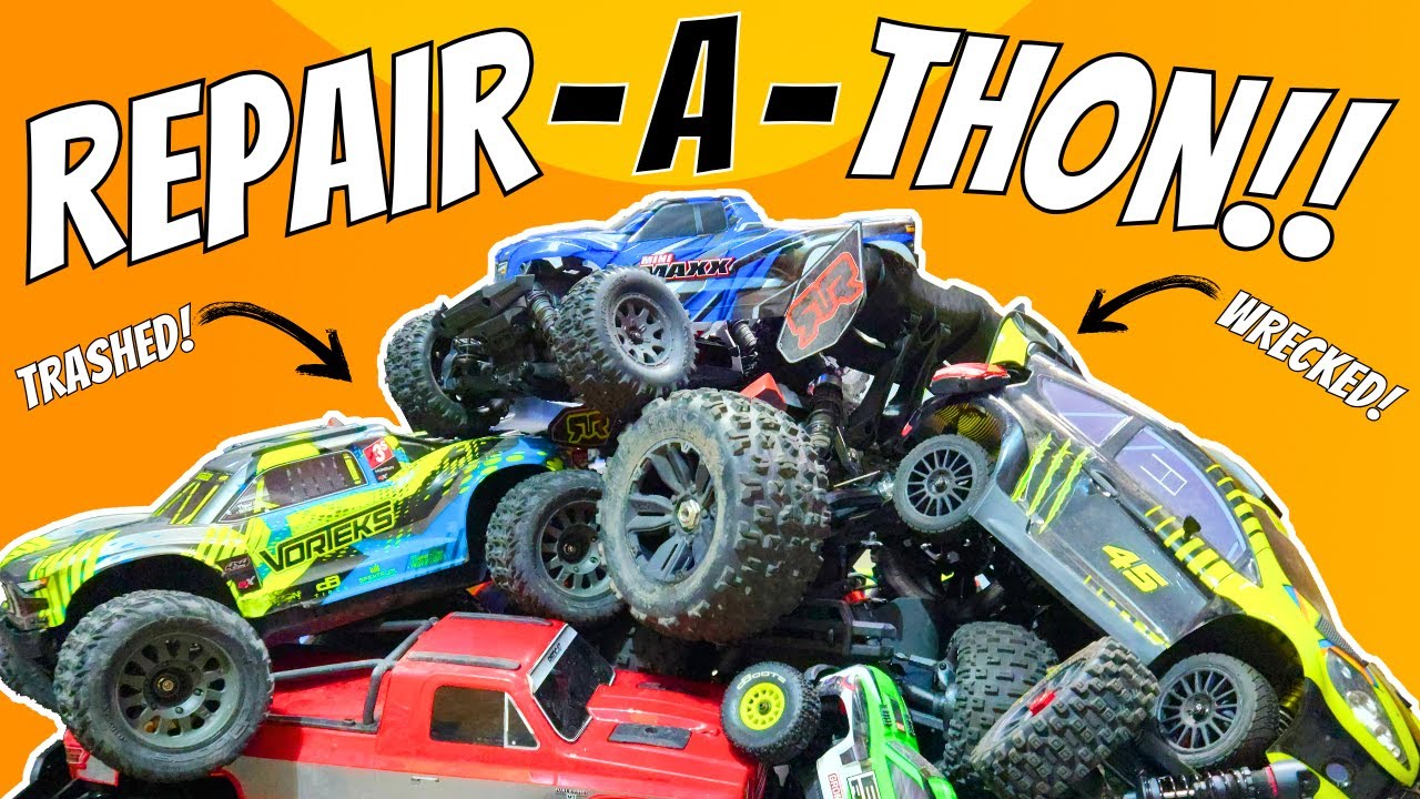 All Of My RC Cars Are BROKEN! Let's Fix Them Together!