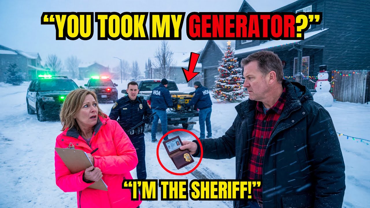 HOA Seized My Generator During a Winter Storm — They Didn’t Know I’m the County Sheriff