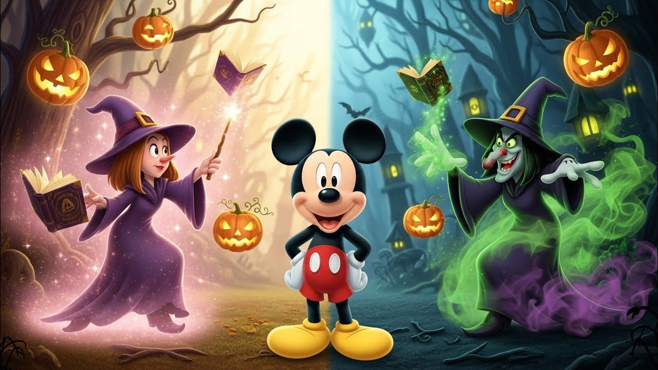 Mickey’s Tale of Two Witches | Magical Halloween Adventure! 🧙‍♀️✨