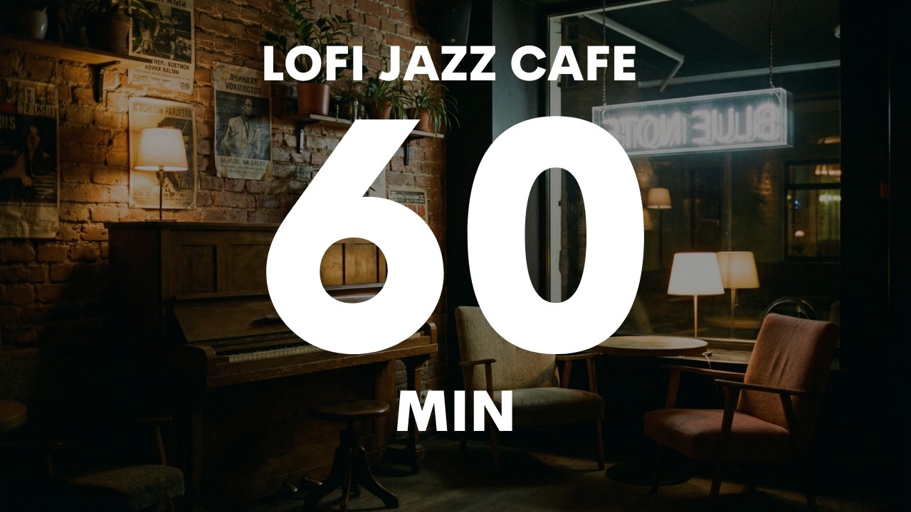 Late Night at the Lofi Jazz Café 🌙 | 1 Hour Smooth Chill Vibes