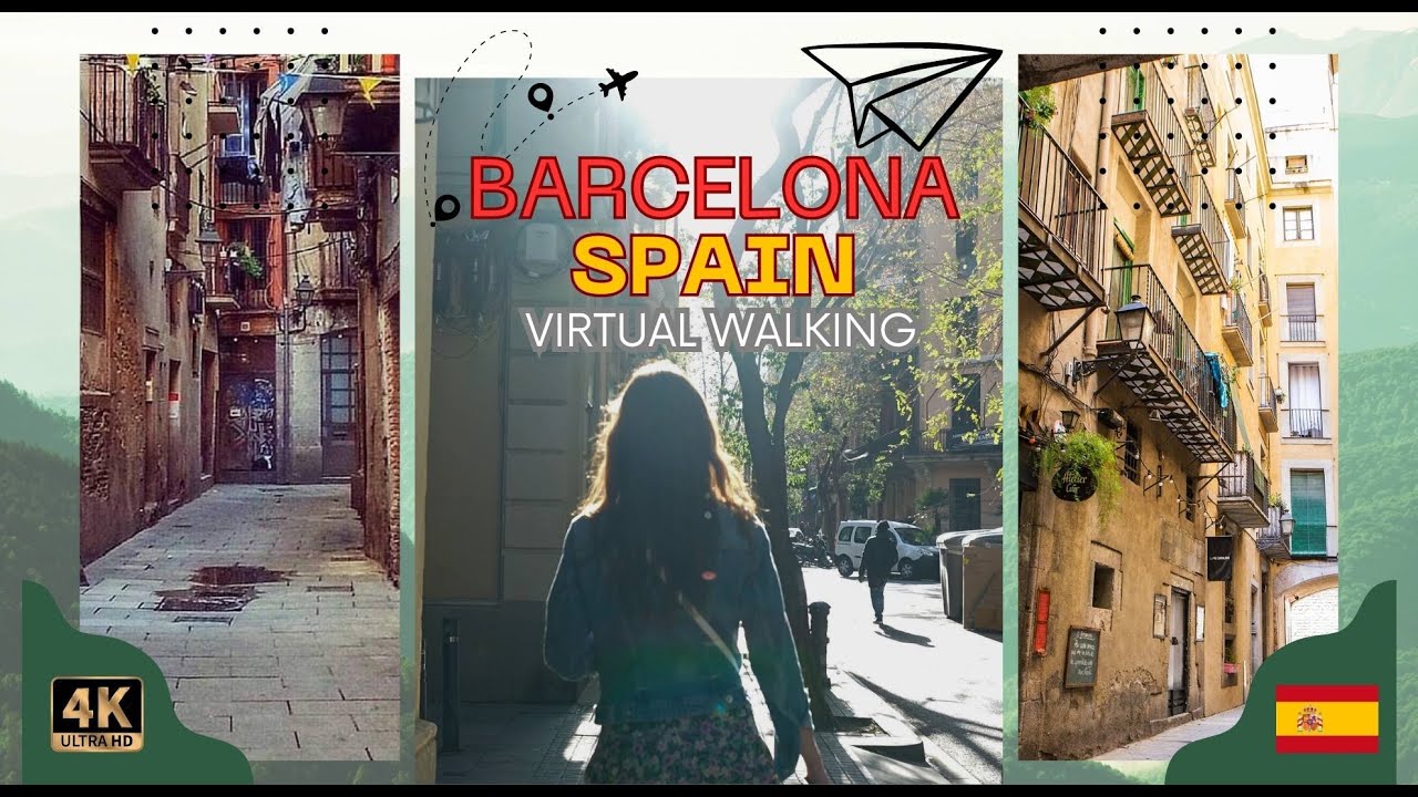 Barcelona Street Stroll: A Relaxing Virtual Walk Through Spain's Jewel