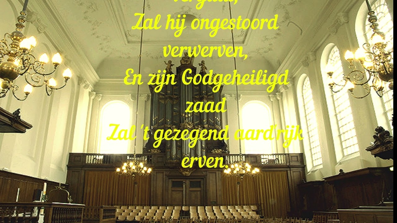 Bewerking Psalm 25 vers 6,  Bätz orgel Evangelisch Lutherse kerk Den Haag