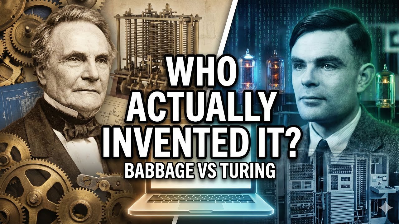 Who Actually Invented the Computer? Babbage vs Turing