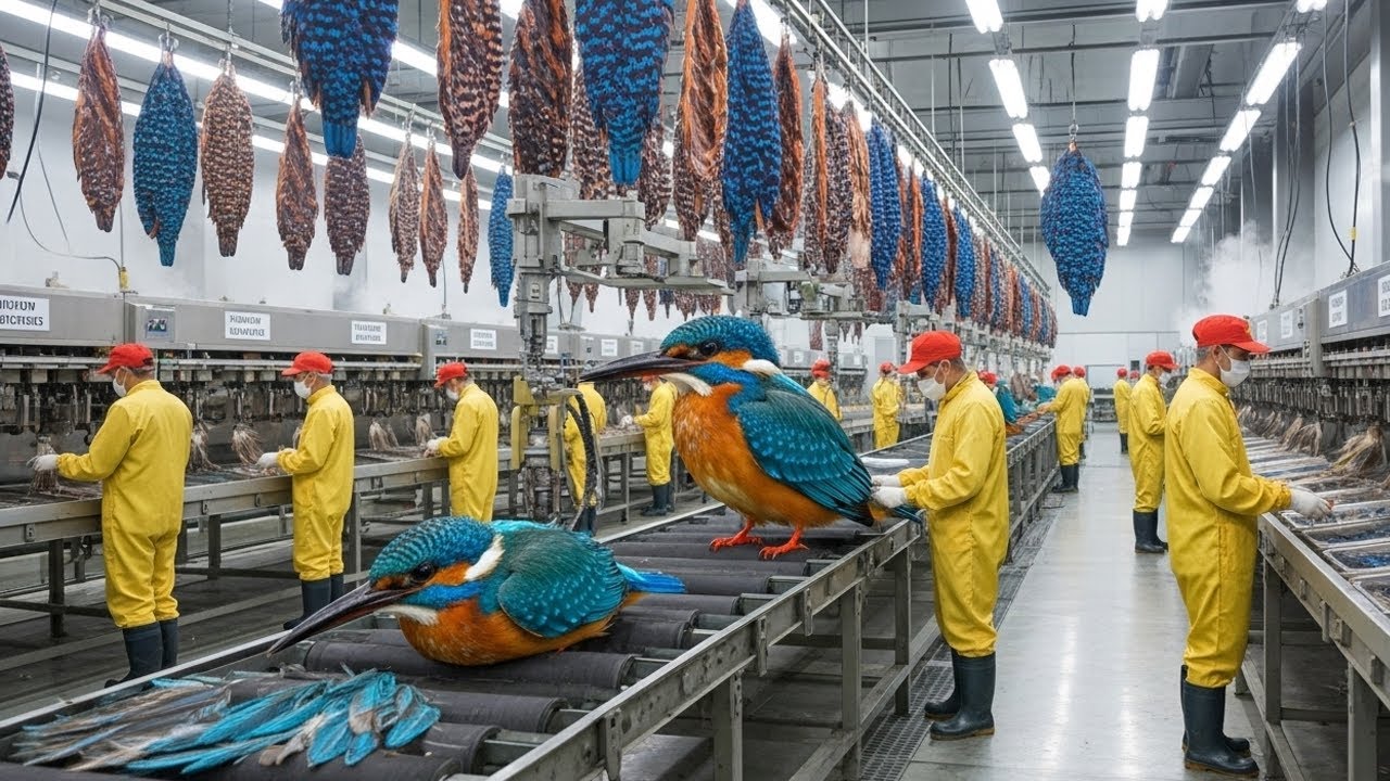 Inside the Kingfisher Feather Factory - How $150,000 Chinese Hair Ornaments Are Made