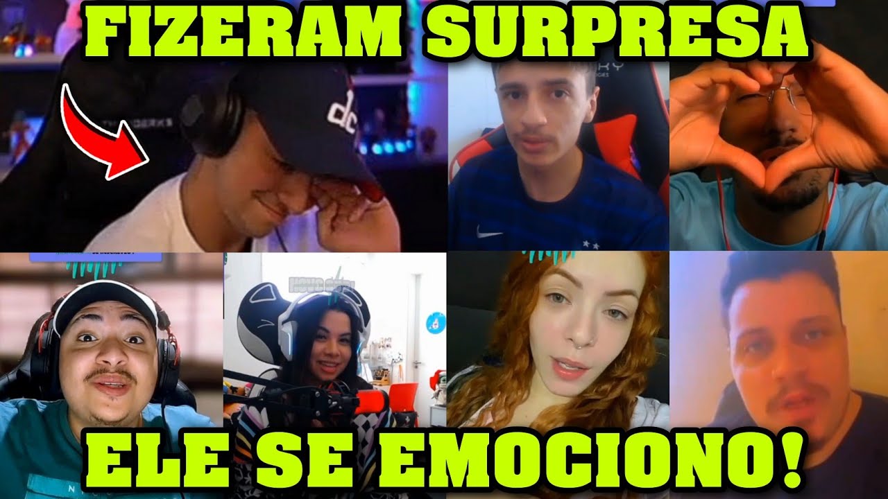 CORINGA FICO EMOCIONADO E DESABAFOU AO VER SURPRESA DO TIUBERG PRA ELE!!