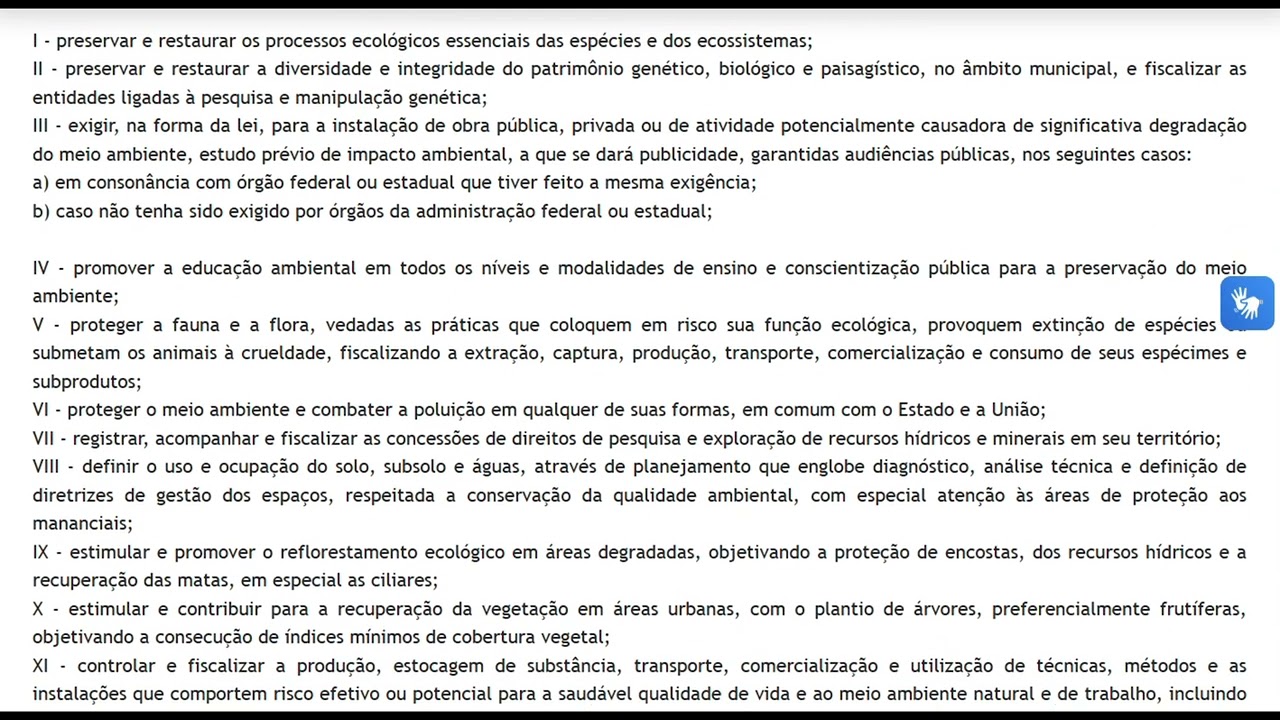 Lei Orgânica do Município de Santo André. Leitura dos Artigos 190º ao 204º. Concurso CRAISA 2026.