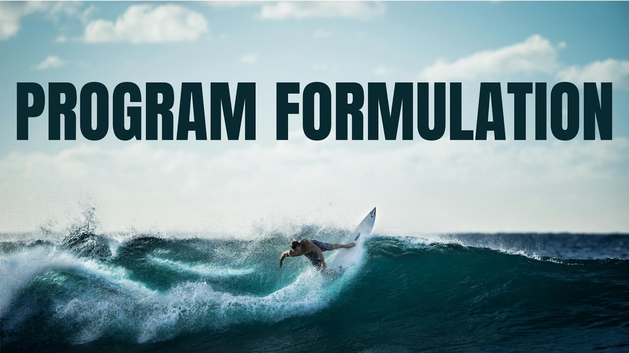 PgMP.4.2 - Program Formulation Activities