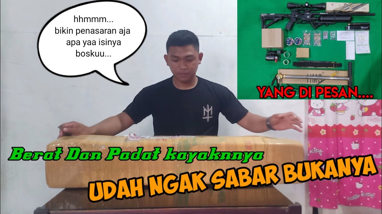 unboxing senapan angin tactical PCP predator 500cc || Orgab Bojenegoro || Amanah