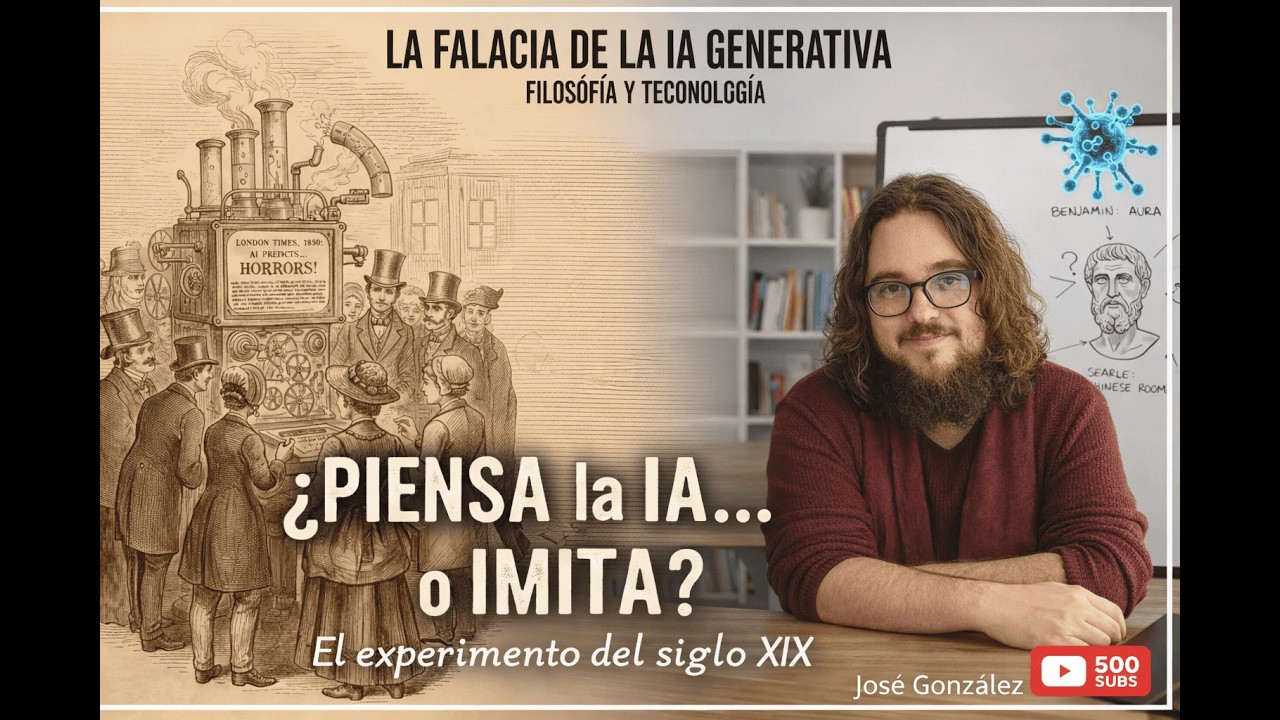 ¿Una IA del año 1800? Benjamin, Searle y  la ilusión de la comprensión