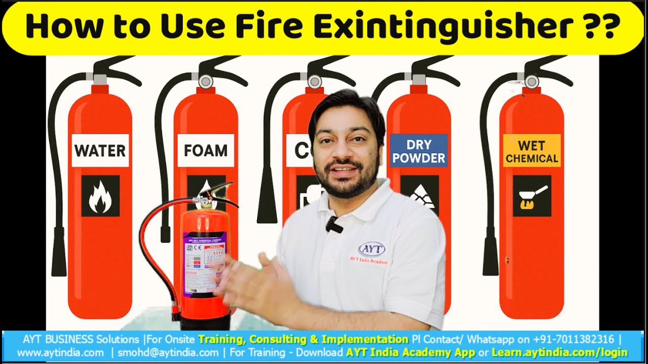 How to Use ABC Fire Extinguisher Cylinder in Hindi | Fire Safety Training | PASS Method Explained