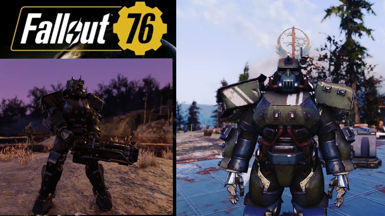 Fallout 76 | New Power Armor | Junkyard Power Armor| Showcase