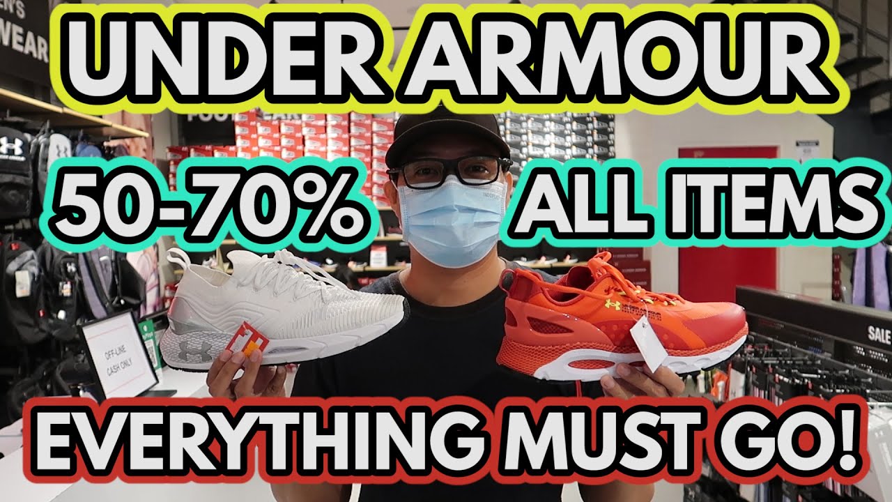 KAYA PALA ANG DAMING BUMIBILI! UNDER ARMOUR EVERYTHING MUST GO SALE! PAUNAHAN NA LANG!