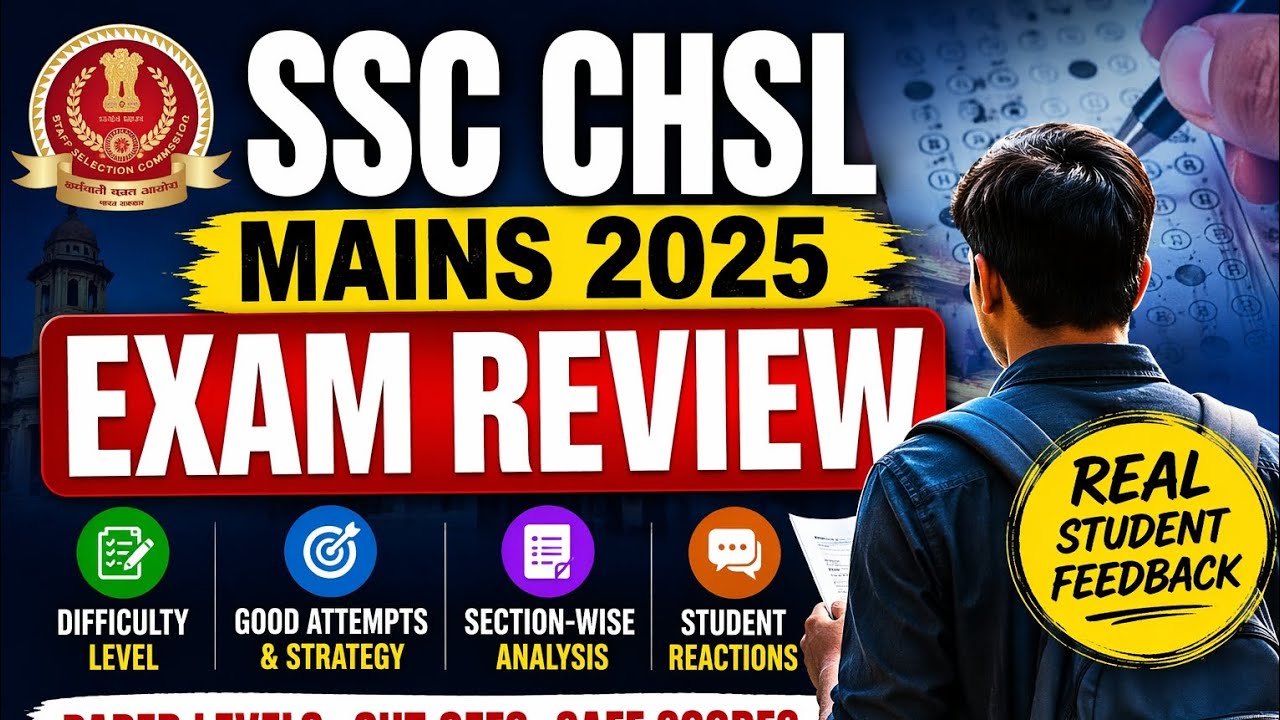 SSC CHSL MAINS 2025 REVIEW