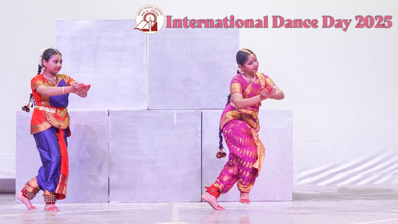 HMS | International Dance Day 2025 | Group Performance | Happy Model School | Dance Performance