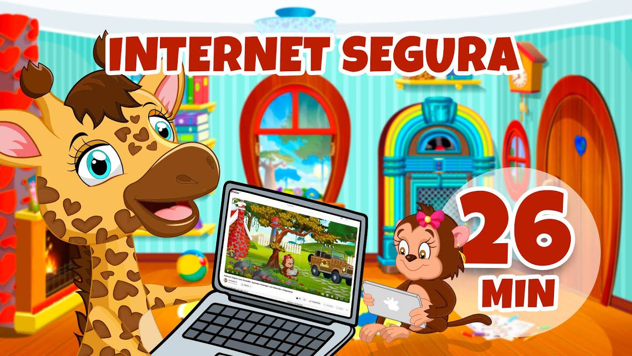 Aprendendo na Internet Segura com a Giramille - 26 min de Música e Diversão