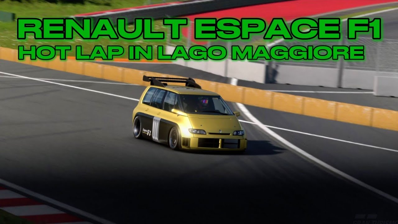 Renault Espace F1 - Flying Lap in Lago Maggiore - Gran Turismo 7