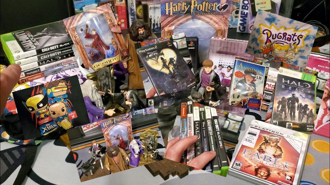 Goodwill haul We Found Some Games!