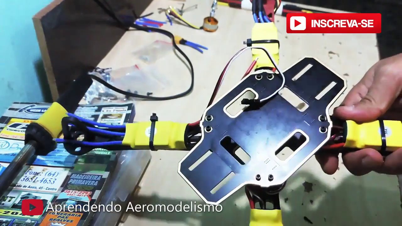 Como montar um drone barato 3 - Solda eletrônica do ESCs
