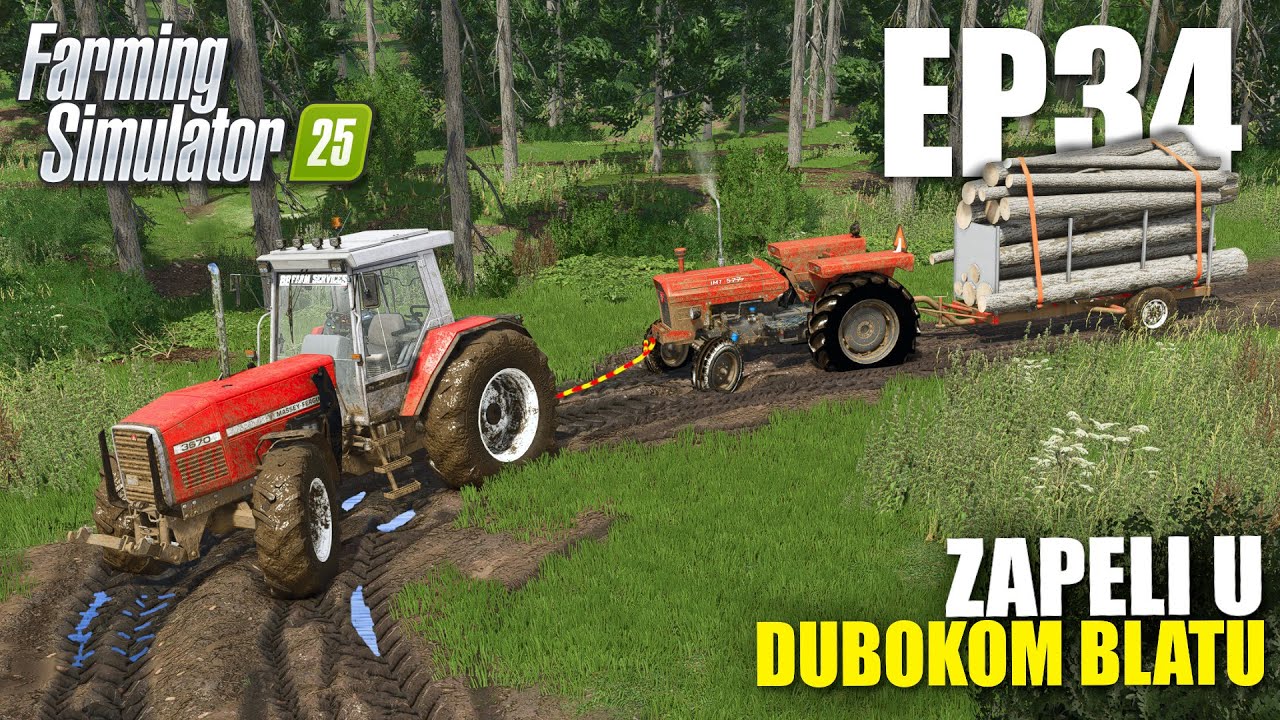 IMT 577 ZAPEO U ŠUMI, VUCEM GA LANCIMA ! | Amburator | Epizoda 34