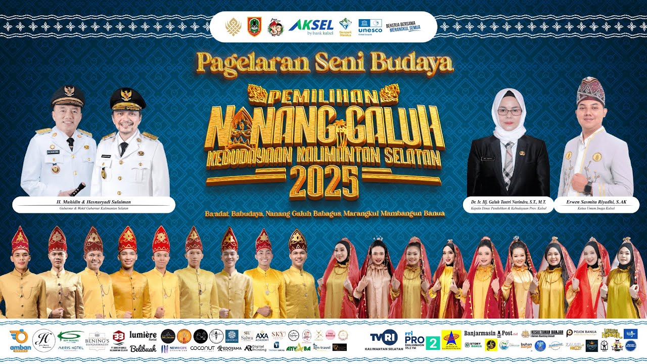 Pergelaran Seni Budaya Pemilihan Nanang Galuh Kebudayaan Kalimantan Selatan 2025