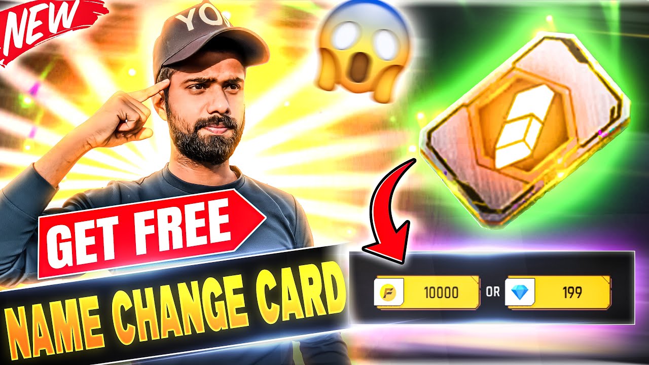 how to get name change card in free fire 2025 | ff name change card free😱free name change free fire