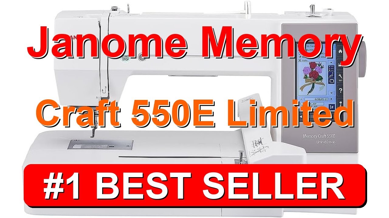 Вышивальная машина Janome Memory Craft 550E Limited Edition 14x7,9 дюймов - B0CY3BY6D7