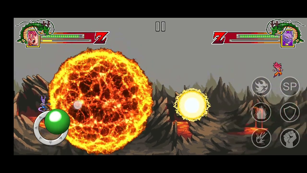 Goku Super Saiyan Reign vs. Lord of Destruction Beerus