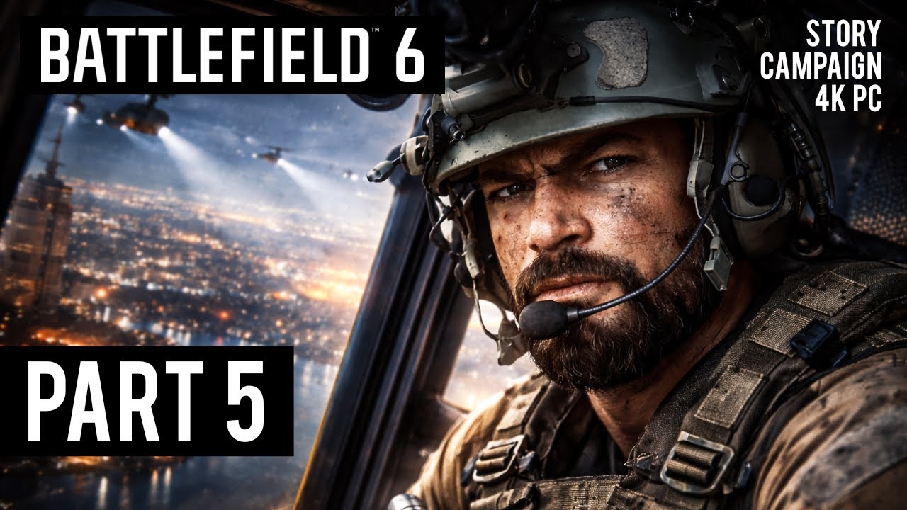 Battlefield 6 Campaign - Part 5  | No Sleep  |  Gameplay Walkthrough