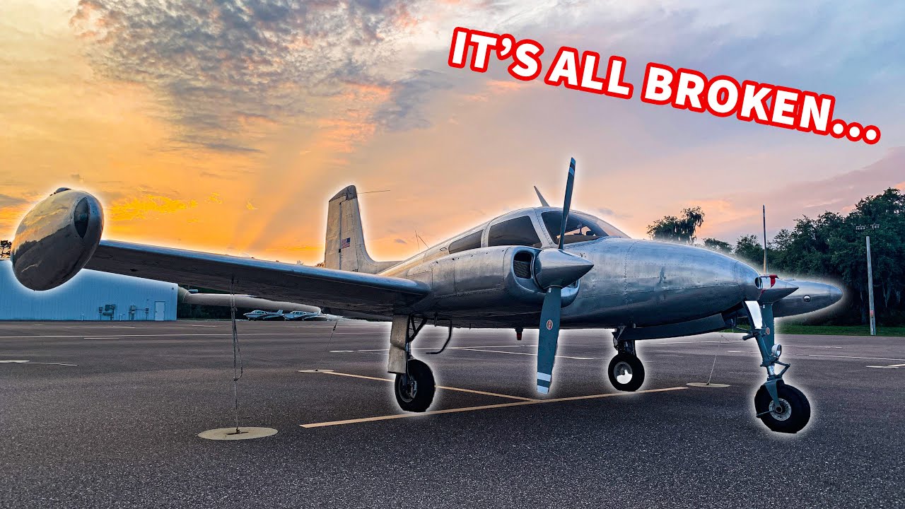 Everything Broken On The 66 Year Old Airplane After 2841 Mile Flight