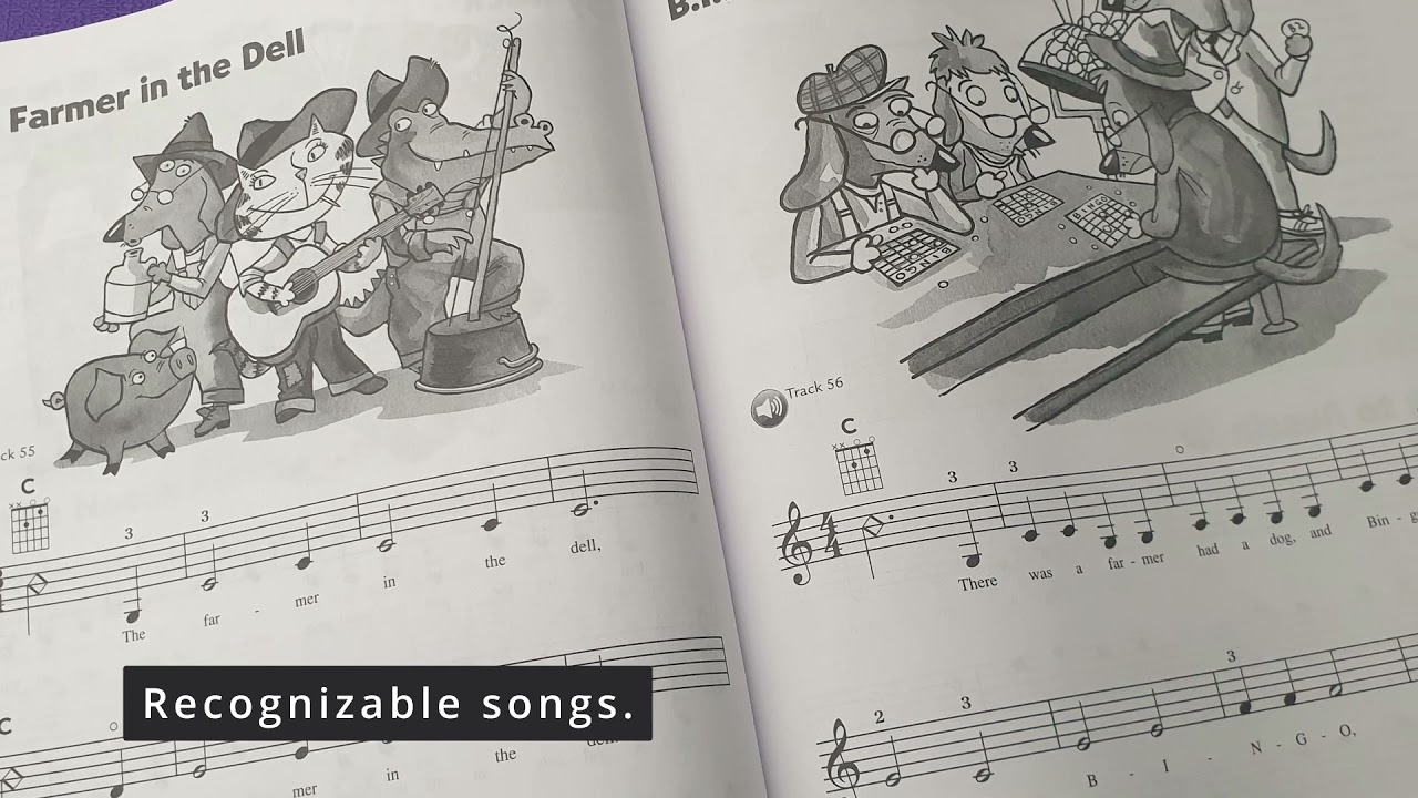 LOOK INSIDE Alfred's Kid's Guitar Course 2 | BOOK REVIEW | Guitar Music