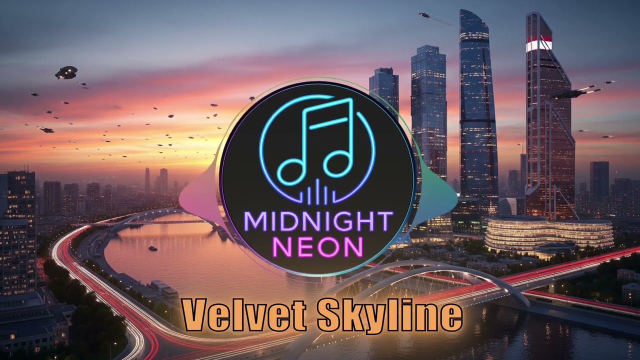 Velvet Skyline | Futuristic Ambient & Cinematic Chill Music | Night Serenity