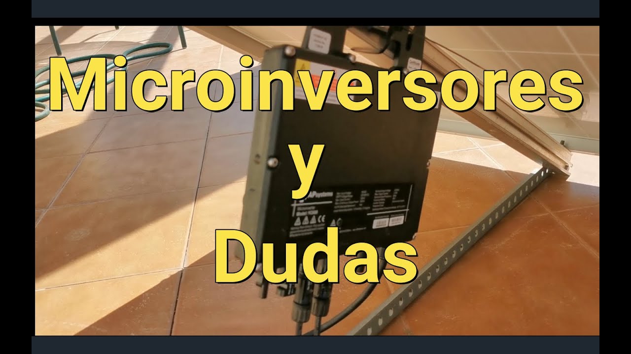 Microinversores y dudas solares
