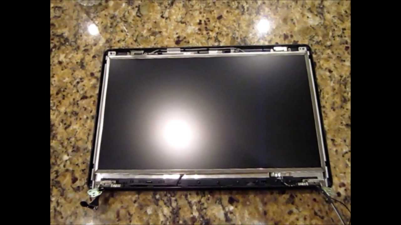 Laptop screen replacement / How to replace laptop screen Compaq Presario CQ61