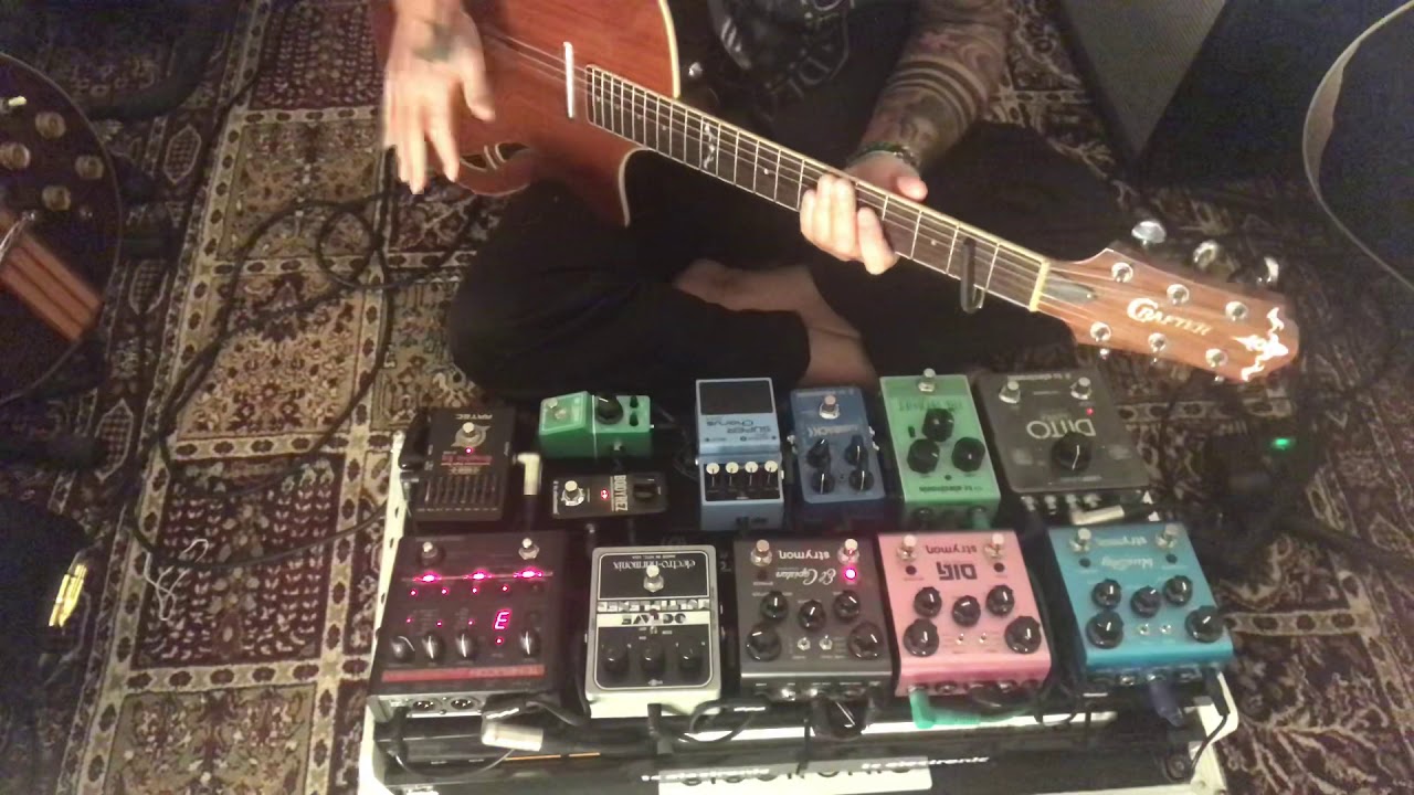 Ambient acoustic guitar with Strymon El Capistan & Blue Sky & Ditto X2 Looper