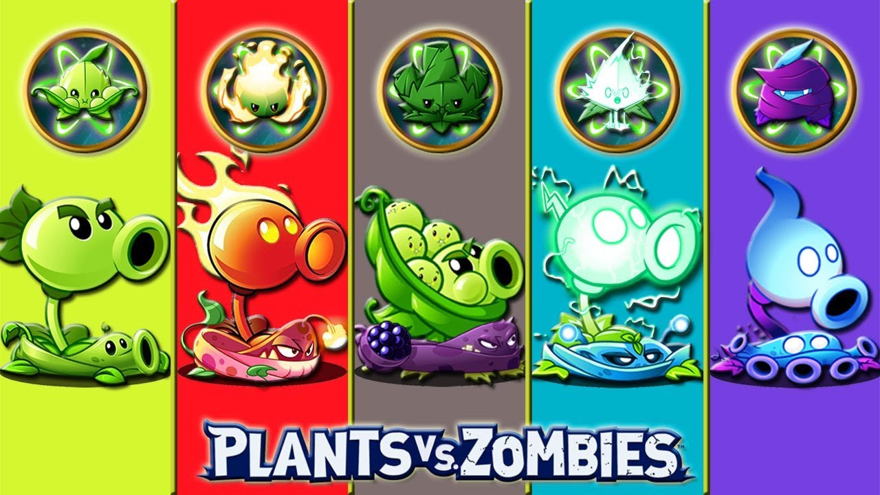 Random 5 PEA & Support Plants Battlez - Who Will Win? - PvZ 2 Plant vs Plant