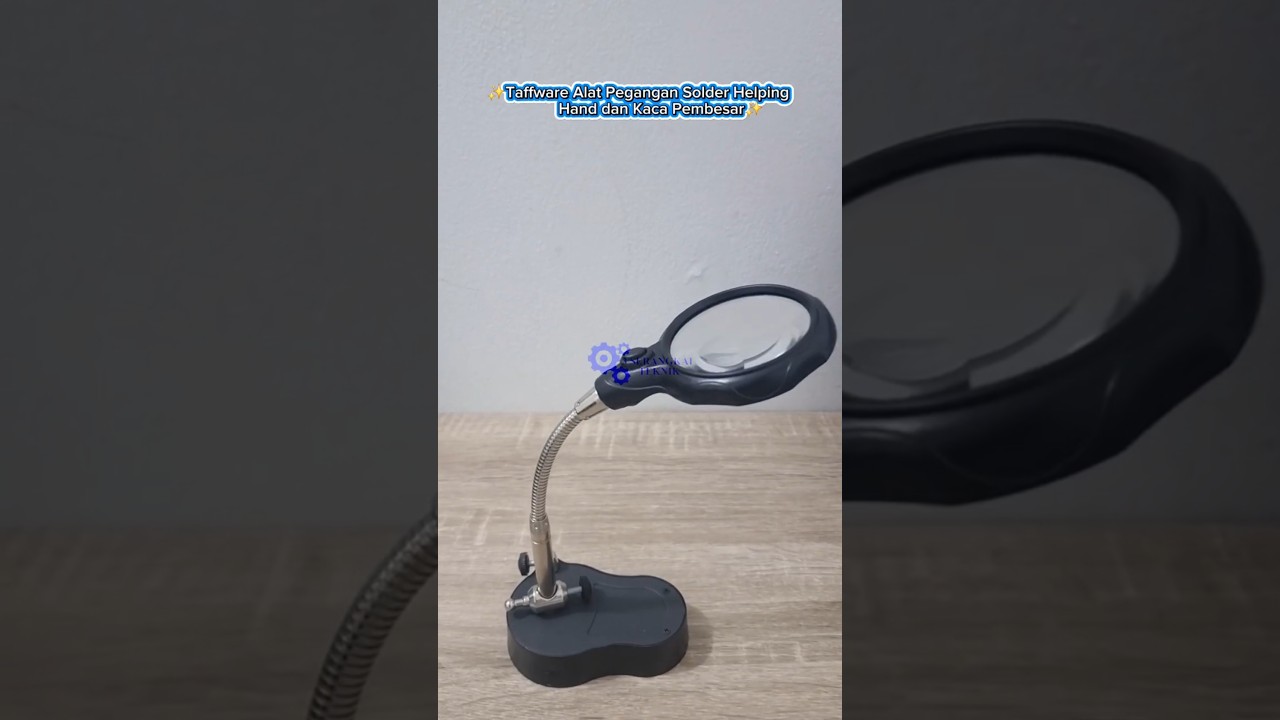 Taffware Alat Pegangan Solder Helping Hand dan Kaca Pembesar LED - TE - 801 | 3 Serangkai Teknik