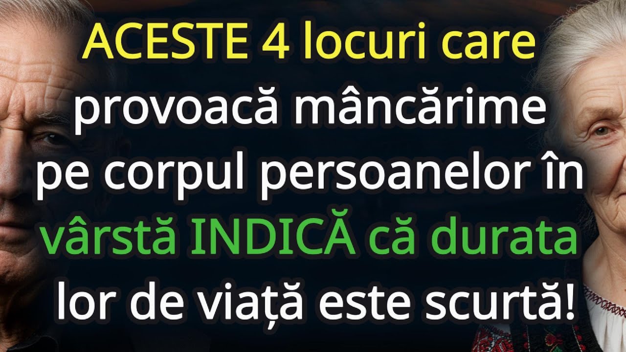 👴👵 4 zone cu mâncărime după 60 de ani ce pot semnala boli grave și o durată de viață mai scurtă!
