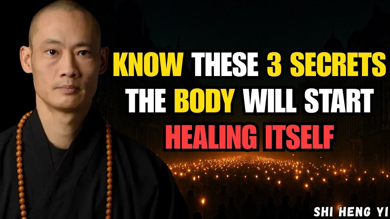 Shi Heng Yi: Know These 3 SECRETS, The Body Will Start Healing Itself