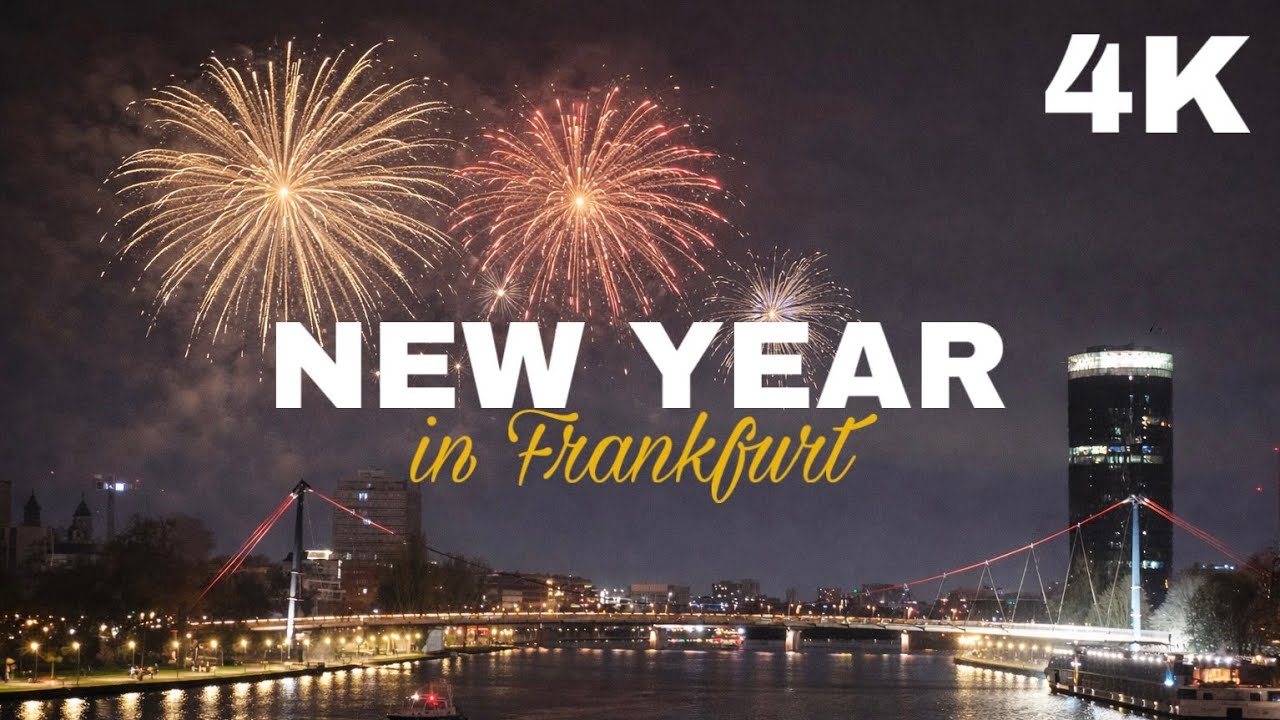 New Year in Frankfurt 2026｜Walking Tour in Frankfurt (little New York) [4K HDR] December 31, 2025