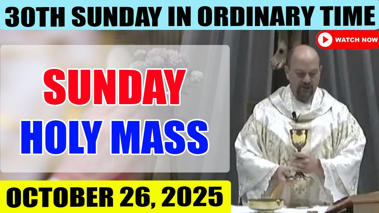 Catholic Mass Today | Daily TV Mass, Sunday October 26, 2025