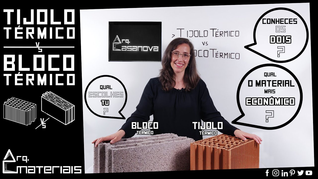 GUERRA DAS PAREDES: TIJOLO TÉRMICO vs BLOCO TÉRMICO? Quem vence este frente a frente? PARTE 2