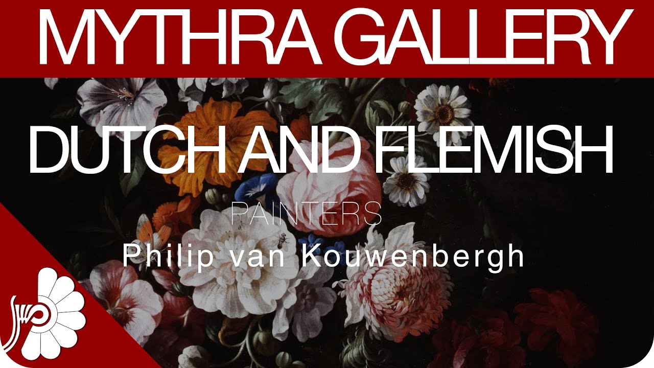Philip van Kouwenbergh - Netherlander Artist - Flower painter