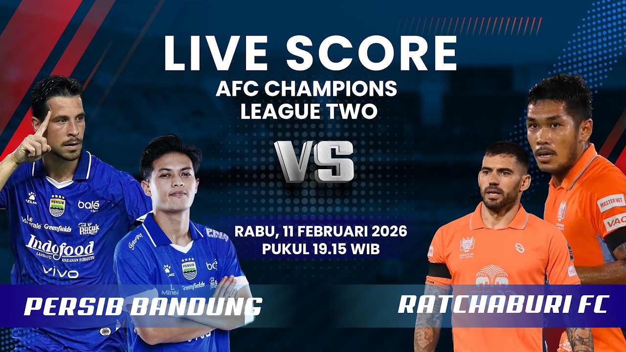 🔴PERSIB VS RATCHABURI FC MATCH AFC CHAMPIONS LEAGUR TWO | LIVE SCORE