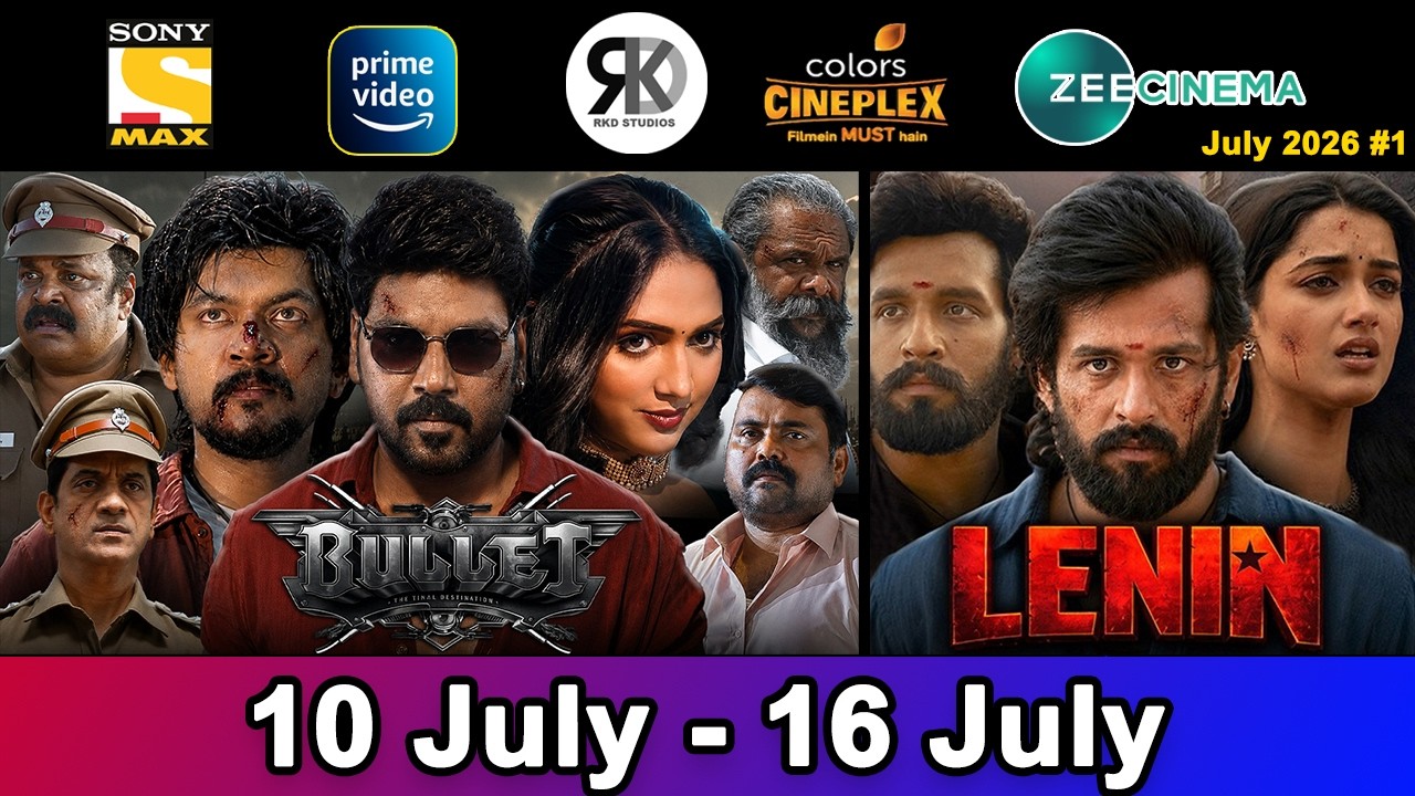4 Upcoming South Hindi Dubbed Movies | Confirm Release Date | Bullet, Lenin | July 2026 #1