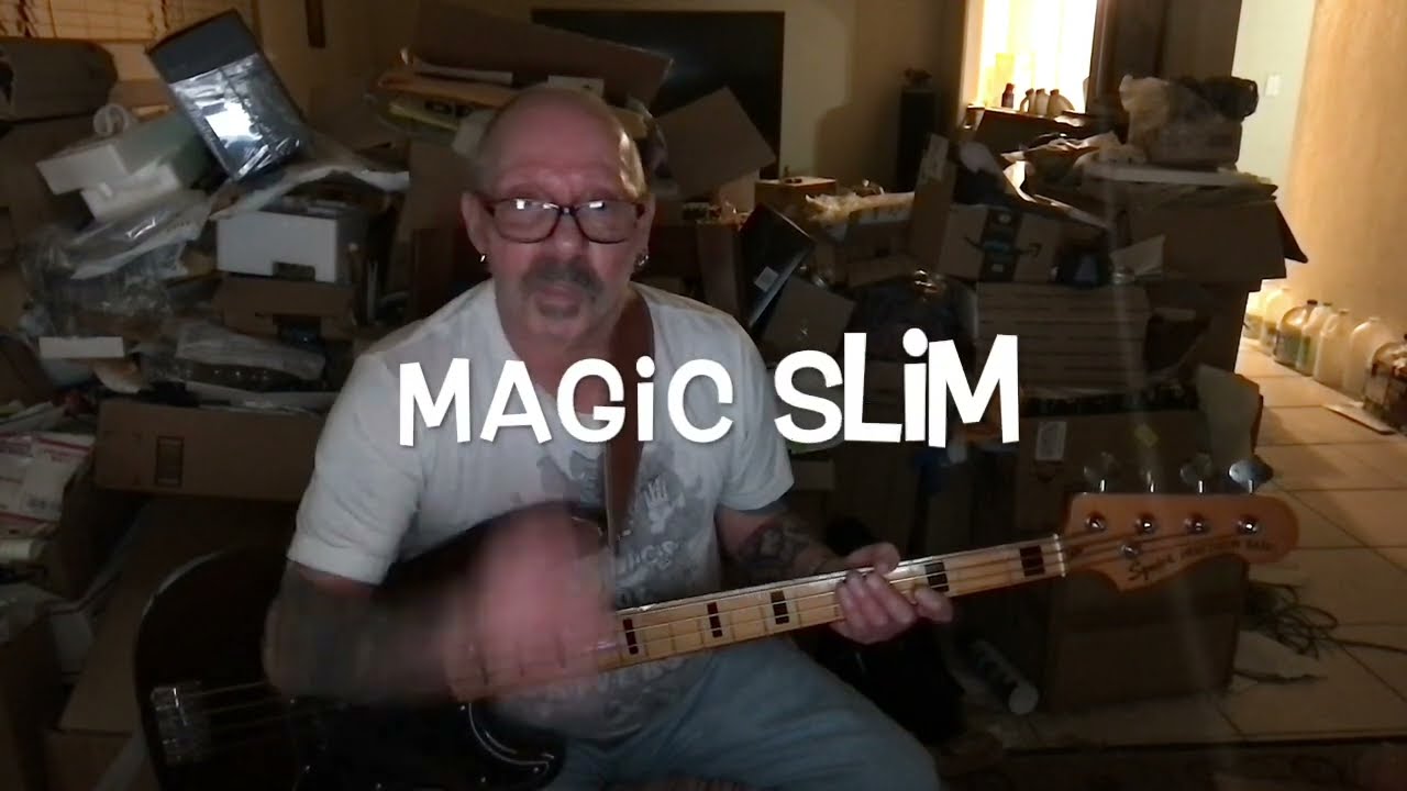 Magic Slim - Playin' with my mind - Bass cover to BBT