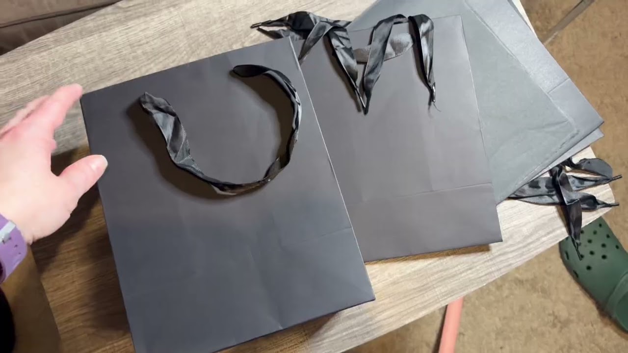 Epoesch Black Small Gift Bags Review | 4 Pack Premium Party & Occasion Paper Bags